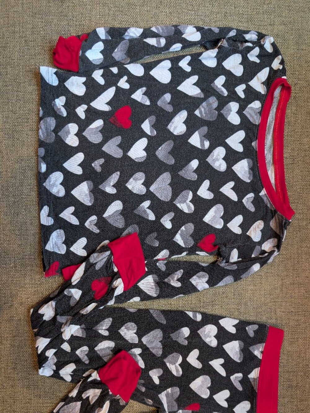 4T Little Sleepies Heart Pajamas